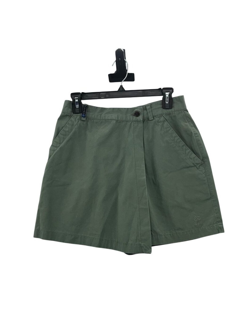 Orage Green Cotton Wrap Skort Shorts Womens 12 Used